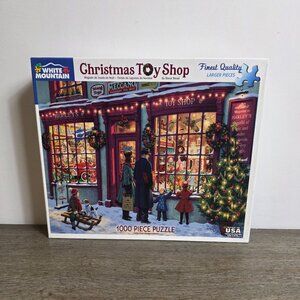 Christmas Toy Shop - 1000 Piece Jigsaw Puzzle by White Mountain